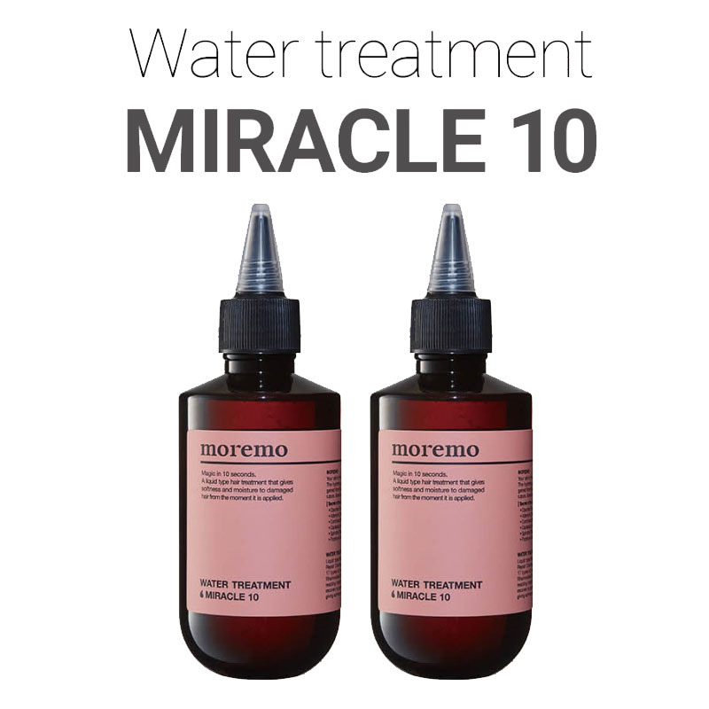 [moremo] WATER TREATMENT : MIRACLE 10 150ml/1+1 トリートメント 洗い流す 韓国 レディース メンズ ヘアケア ヘアオイル