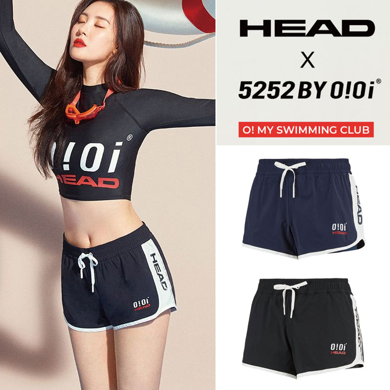 [HEAD X OiOi] JOQJH19213 LOGO BEACH PANTS ラッシュガード レギンス ロング レディース 水着 韓国ファッション-copy