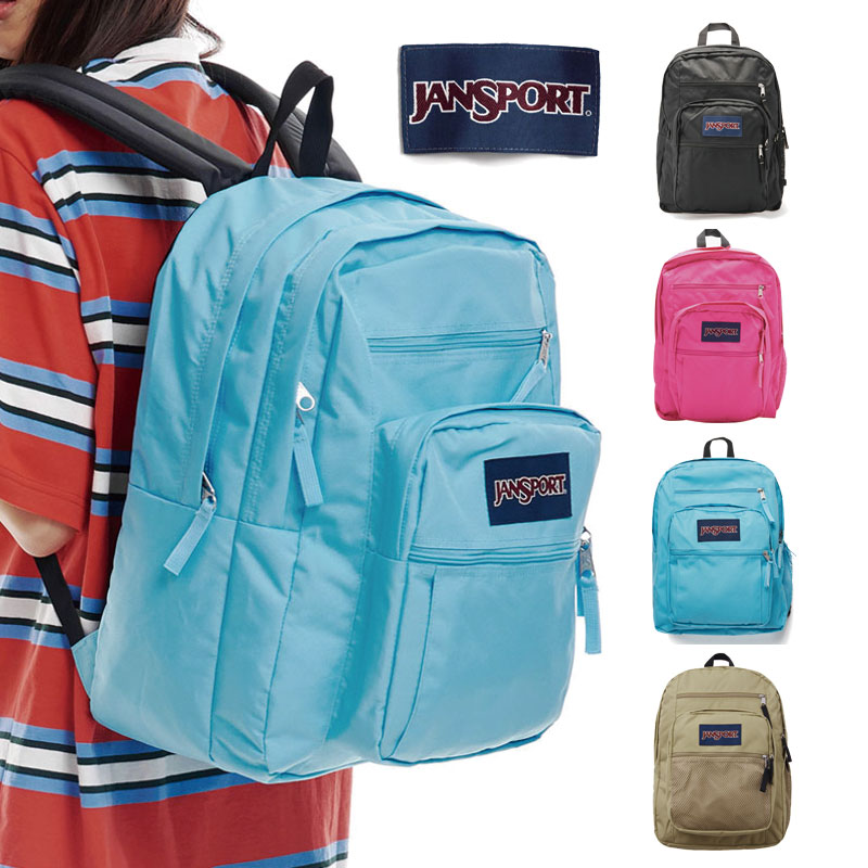 [JANSPORT] BIG STUDENT MESH POCKET ジャンスポーツ リュック バックパック 大容量 レディース メンズ 韓国ファッション バッグ 通学