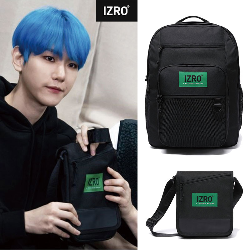 EXO着用 [IZRO] BACKPACK CROSS BAG バックパック クロスバッグ 大容量 A4 リュック 韓国ファッション レディース メンズ 通学 通勤バッグ ショルダーバッグ