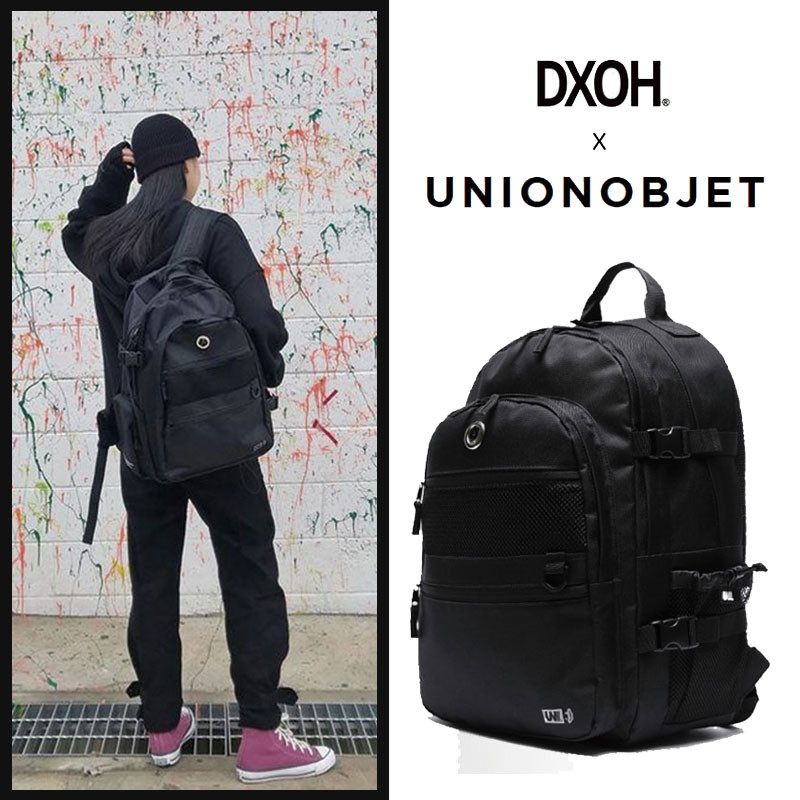 [DXOH X UnionObjet] O BACKPACK リュック バックパック 通学リュック 大容量 A4 レディース メンズ 韓国ファッション