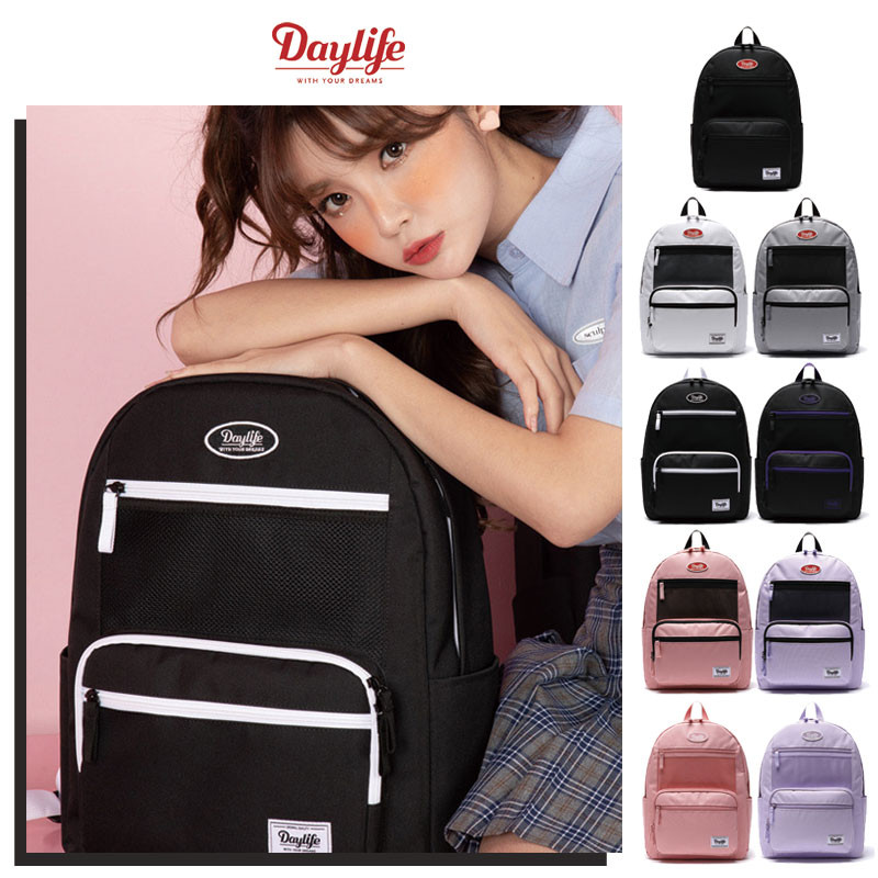 [DAYLIFE] 9色 Layer Backpack デイライフ リュック 通学 バックパック a4 大容量 レディース メンズ 韓国ファッション
