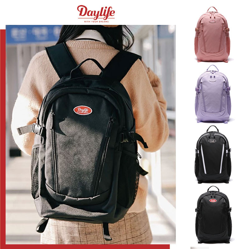[DAYLIFE] 4色 Double Line Backpack デイライフ リュック 通学 バックパック a4 大容量 レディース メンズ 韓国ファッション