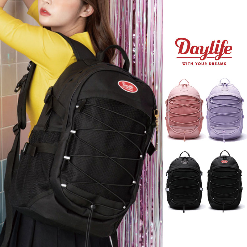 [DAYLIFE] Air String Backpack 4色 デイライフ リュック 通学 バックパック a4 大容量 レディース メンズ 韓国ファッション