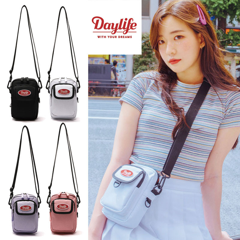 [DAYLIFE] Minimal Pocket Cross Bag デイライフ ミニ ショルダーバッグ クロスバッグ サコッシュ レディース メンズ 韓国ファッション