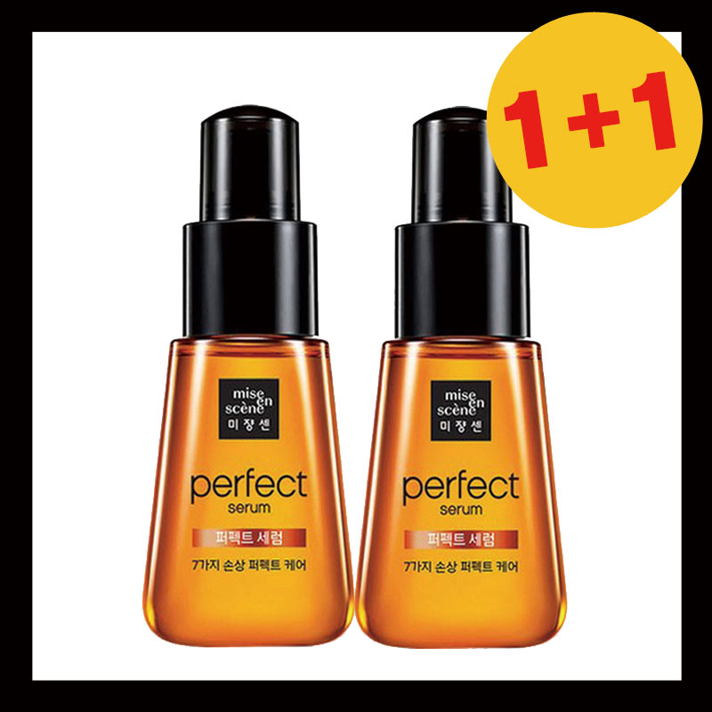 [Miseenscene] Perfect Serum 70ml+70ml ミジャンセン パーフェクト セラム ヘアオイル ダメージケア 極損傷毛髪 乾燥毛髪 損傷毛髪