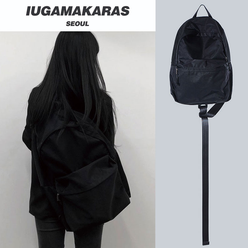 [IUGAMAKARAS] Cross Backpack ストリート ショルダーバッグ リュック クロスバッグボディバッグ リュック クロスバッグ レディース メンズ 韓国ファッション