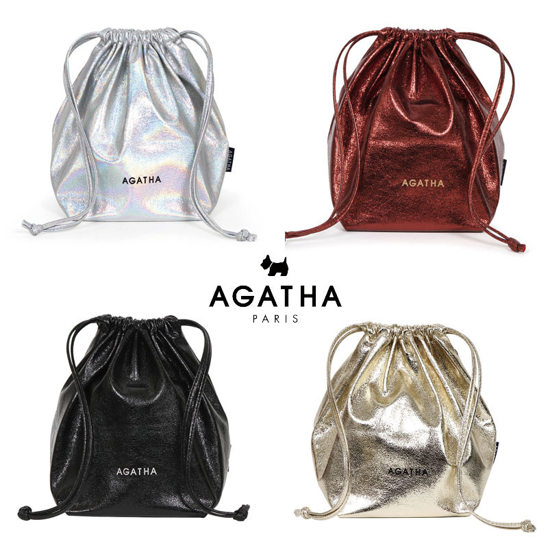 [AGATHA] AGT192-511 アガタ 化粧ポーチ 2way トートバッグ 大容量 レディース メンズ 韓国ファッション