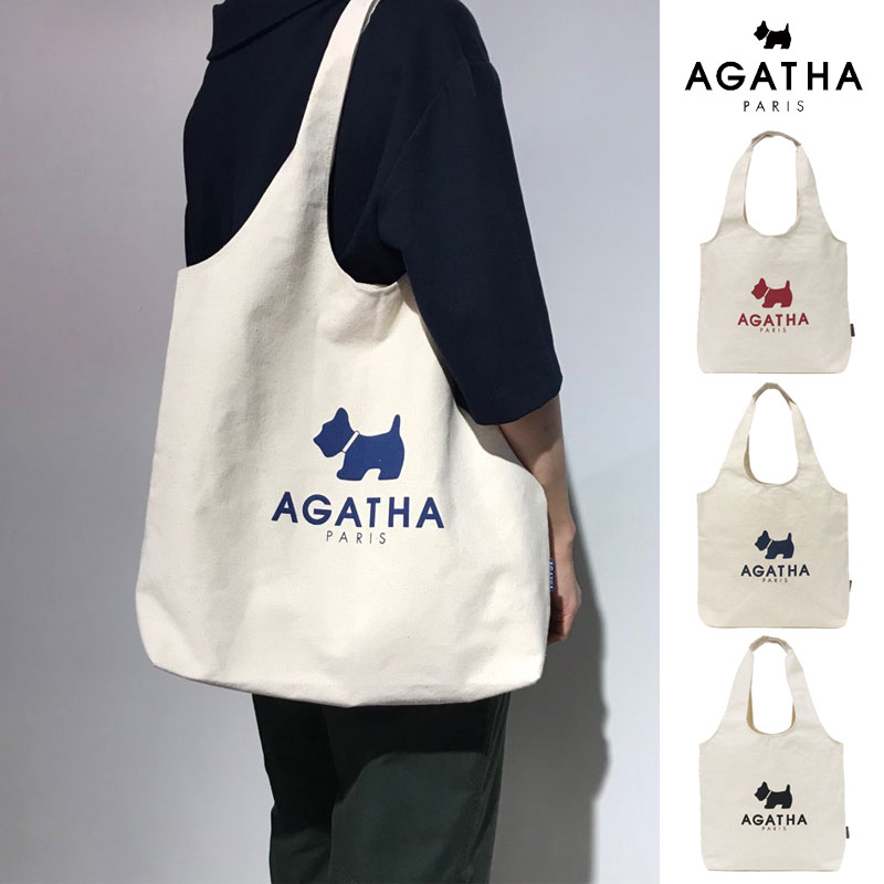 [AGATHA] AGT192-512 アガタ エコバック 2way ショルダーバッグ a4 トートバッグ レディース メンズ 韓国ファッション