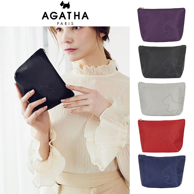 [AGATHA] AGTH181-01A アガタ 化粧ポーチ ミニバッグ 2way トートバッグ レディース メンズ 韓国ファッション