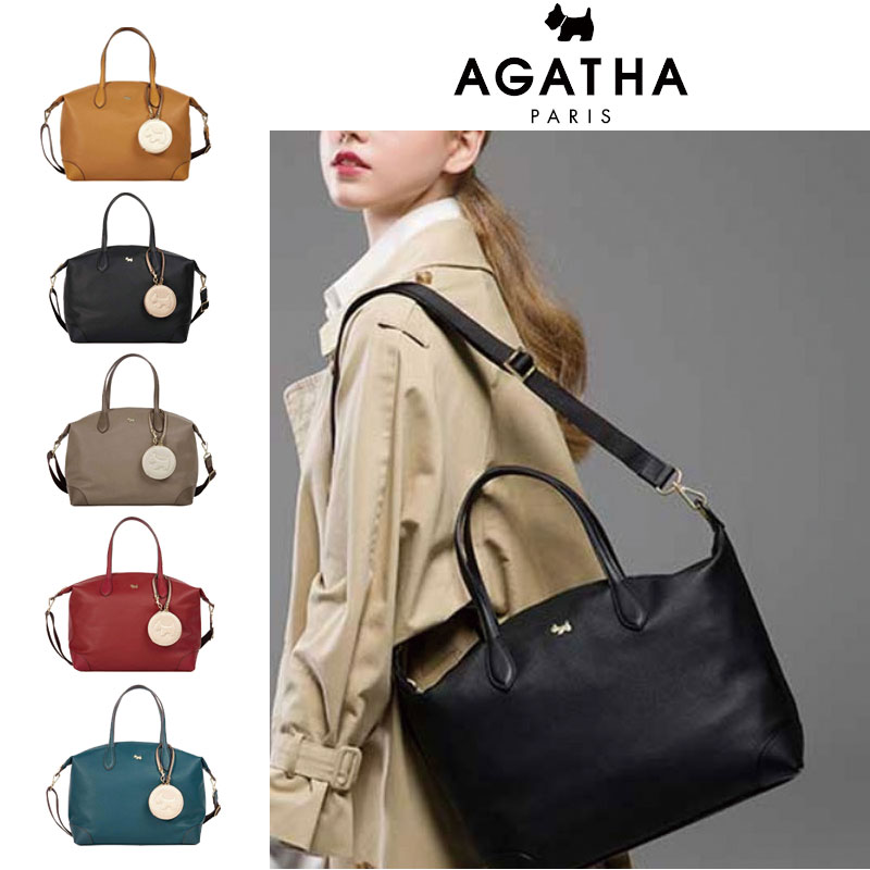 [AGATHA] AGTH183-03H アガタ ショルダーバッグ 2way トートバッグ 大容量 レディース 韓国ファッション