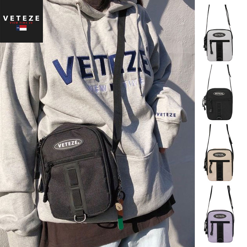 [VETEZE] Uptro Cross Bag 3way ベテゼ ショルダーバッグ 通学 ボディバッグ 大人かわいい サコッシュ レディース メンズ 韓国ファッション