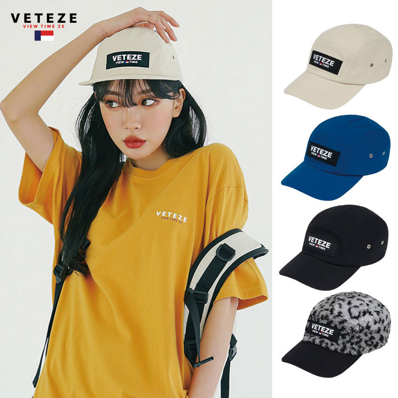 [VETEZE] Signature Campcap ベテゼ キャップ ロゴ 帽子 ブラック 無地 レディース メンズ 韓国ファッション