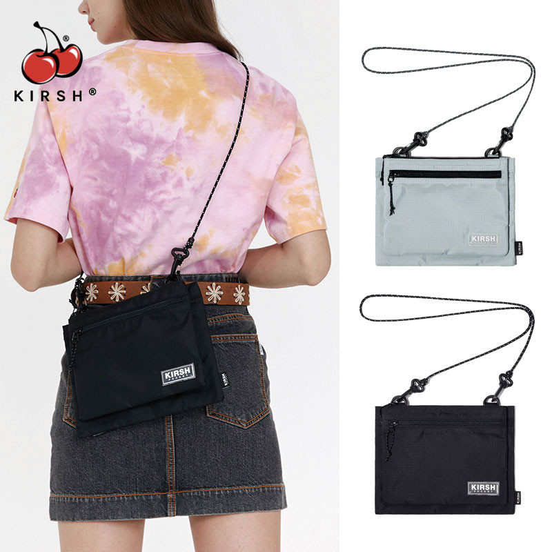 [KIRSH] 2-WAY SACOCHE BAG サコッシュ ショルダーバッグ ボディバッグ サブバッグ 旅行 レディース メンズ 韓国ファッション