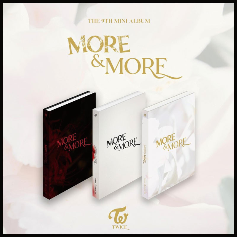 TWICE 【3種セット】 ミニ9集 [MORE＆MORE] 韓国音楽チャート反映 KPOP CD