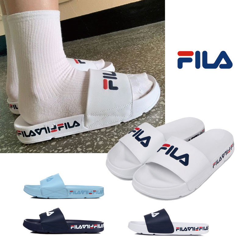 [FILA] FS1SLB100 DRIFTER TAPY TAPE サンダル スリッパ 夏 ビーチサンダル 厚底 スポーツサンダル レディース メンズ 韓国ファッション-