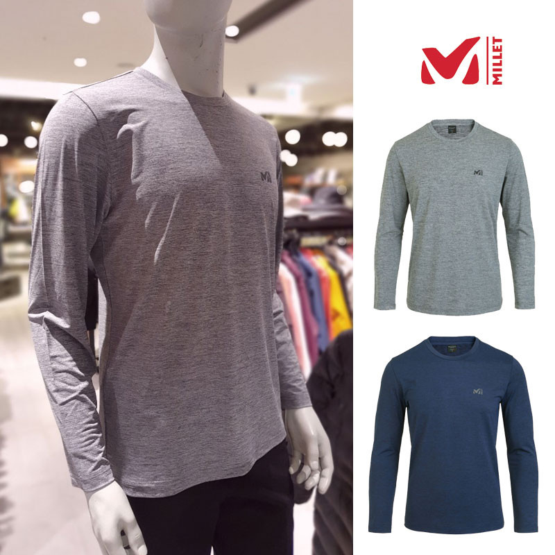 [MILLET] MVPST353 Mega Cool ミレー 長袖 Tシャツ UV 接触冷感 レディース メンズ 韓国ファッション
