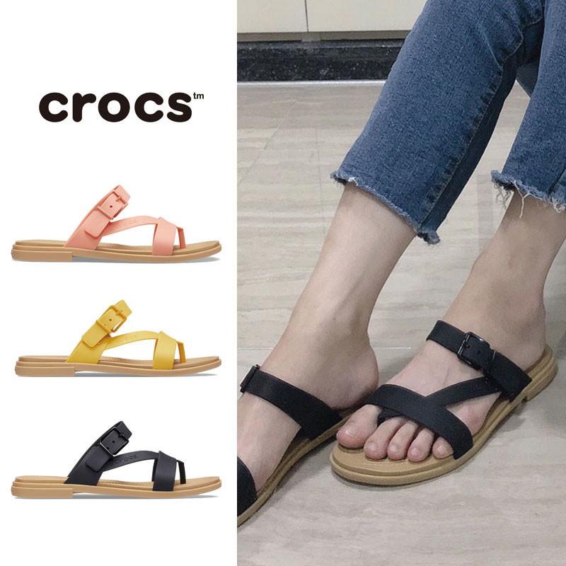 CROCS] 206108 Tulum Toe Post Sandal クロックス 夏 サンダル スライドサンダル レディース メンズ 韓国ファッション