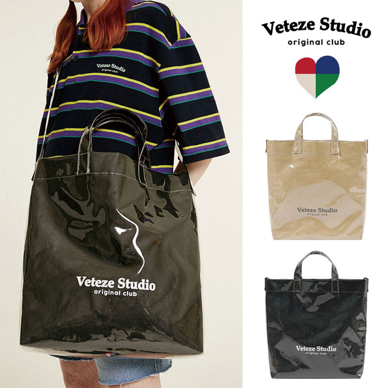 ベテゼ[VETEZE] Studio PVC Cross Bag 2way ベテゼ ショルダーバッグ 通学 大人かわいい サコッシュ レディース メンズ 韓国ファッション