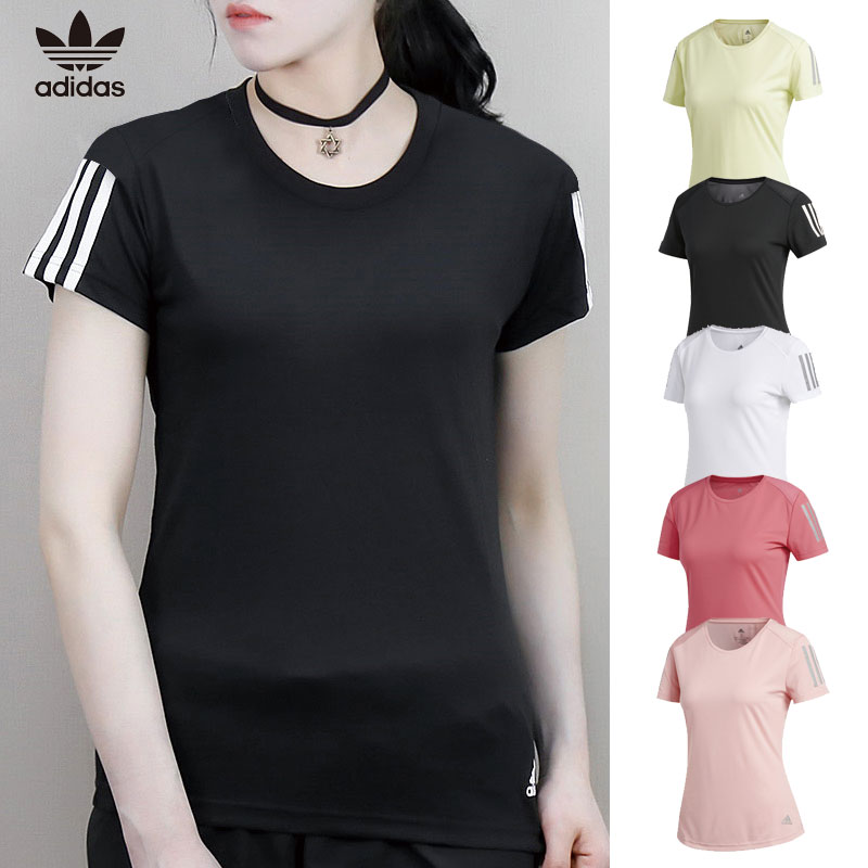 [ADIDAS] OTR RUNNING TEE W アディダス 半袖 Tシャツ オーバーサイズ Uネック レディース メンズ 韓国ファッション