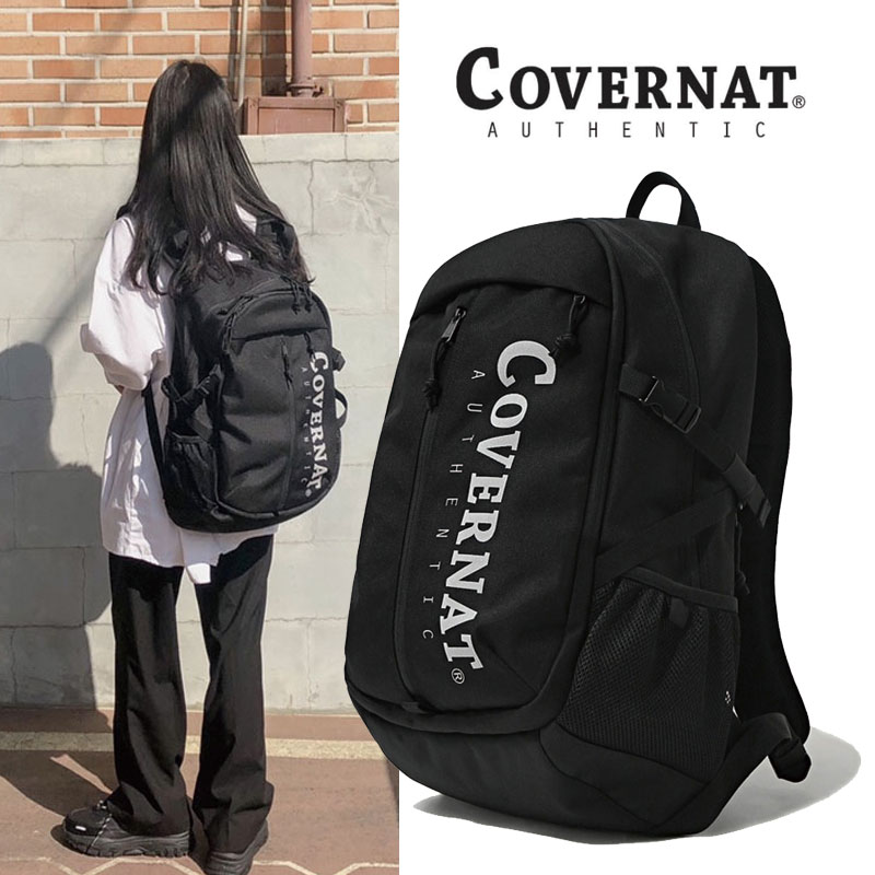 [COVERNAT] C1906BG14BK AUTHENTIC LOGO TRAVELING RUCKSACK コボナッ リュックサック レディース メンズ 韓国ファッション