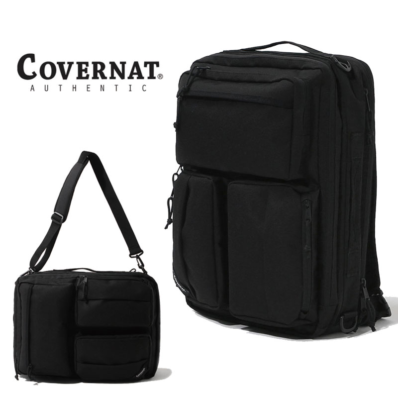 [COVERNAT] C1906BG11BK CORDURA 3WAY BAG コボナッ リュックサック レディース メンズ 韓国ファッション