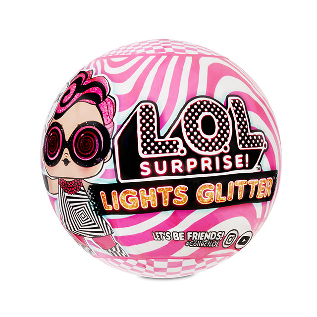 L.O.L. SURPRISE! light glitter ライトグリッター ネオン夜に見える UVライト コレクションフィギュア