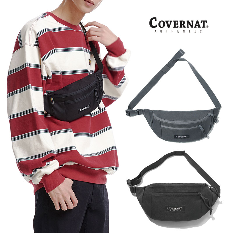 [COVERNAT] C1807BG04 CORDURA FANNY PACK コボナッ ボディバッグ 斜めがけ 大きめ レディース メンズ