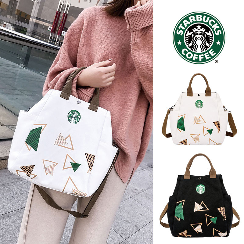 [Starbucks] スターバックス エコバッグ ショルダーバッグ トートバック レディース メンズ 韓国ファッション