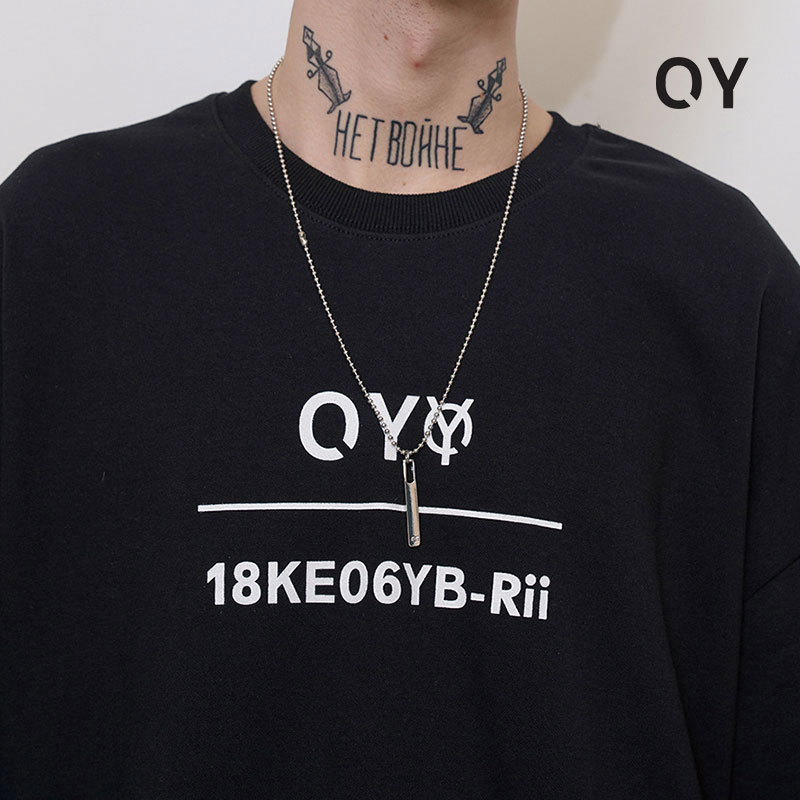 日本未入荷 [OY] STICK NECKLACE オーワイ ネックレス surgical steel レディース メンズ 韓国ファッション