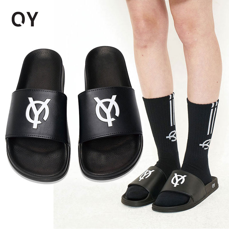日本未入荷 [OY] LOGO SLIPPER-BLACK オーワイ 夏 靴 スリッパ レディース メンズ 韓国ファッション