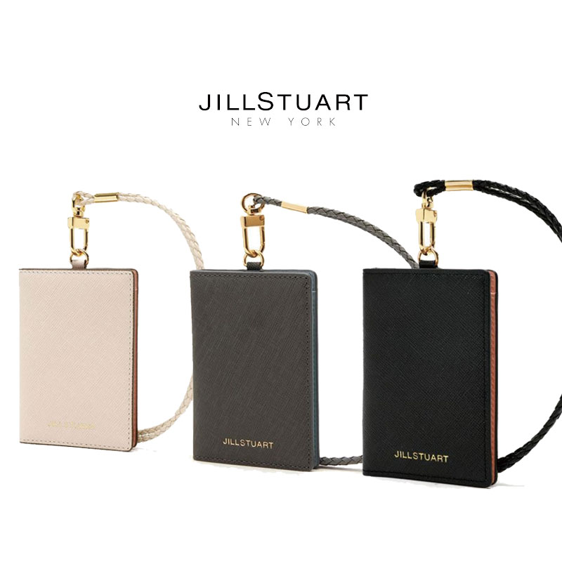 [JILLSTUART] JAHO0E00 ジルスチュアート ハート飾り レザー 財布 ネックレス カード入れ