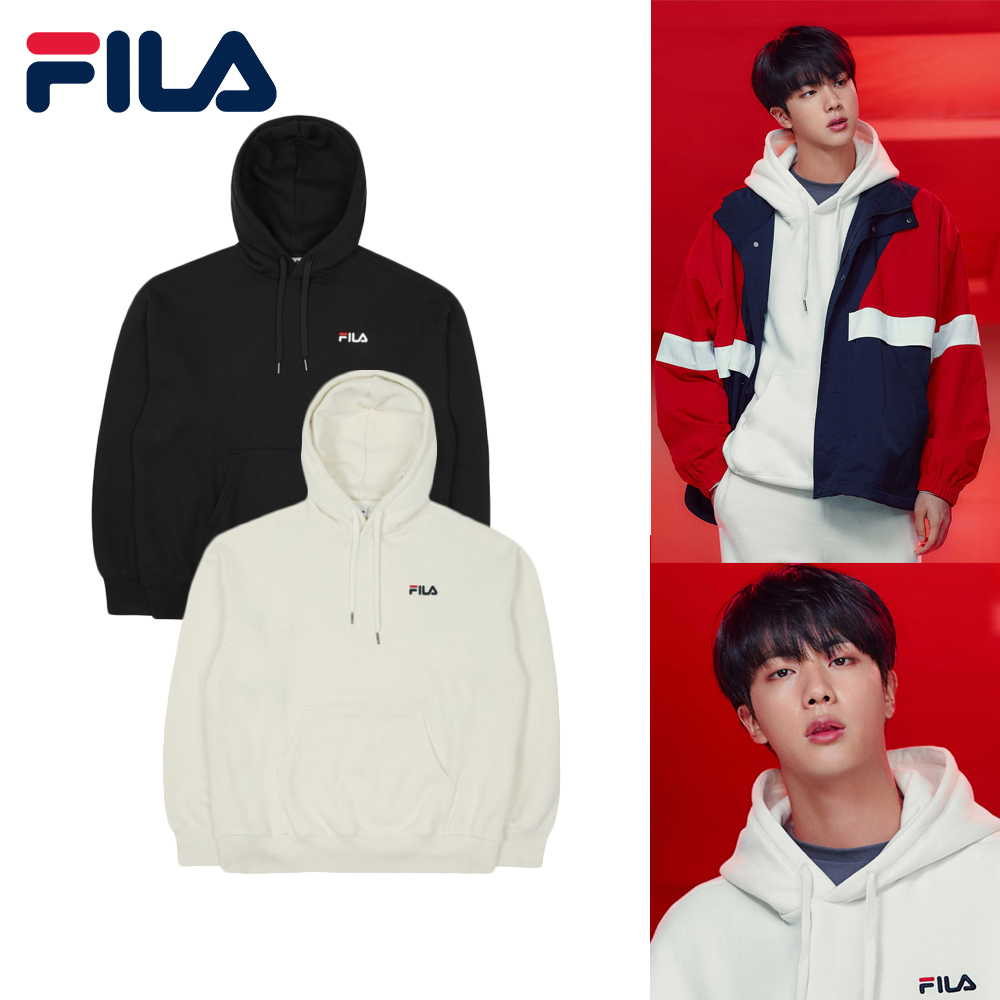 BTS 着用 [FILA]FS2POC4110X オーバーフィットスモリニア起毛フードティーシャツ 2020FW