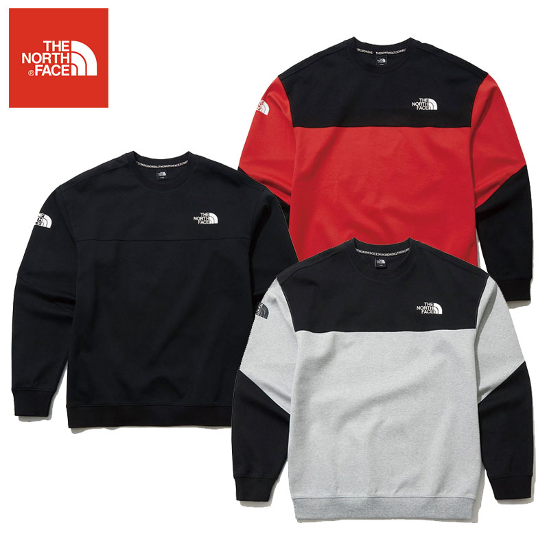 [THE NORTH FACE] NM5ML71 CROSS COLORS SWEATSHIRTS ノースフェイス 長袖 Tシャツ スウェット レディース メンズ 韓国ファッション