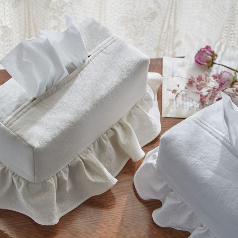 [DECO VIEW] Frill washing TISSUE COVERS デコ ュー ティッシュケース ティッシュカバー 韓国