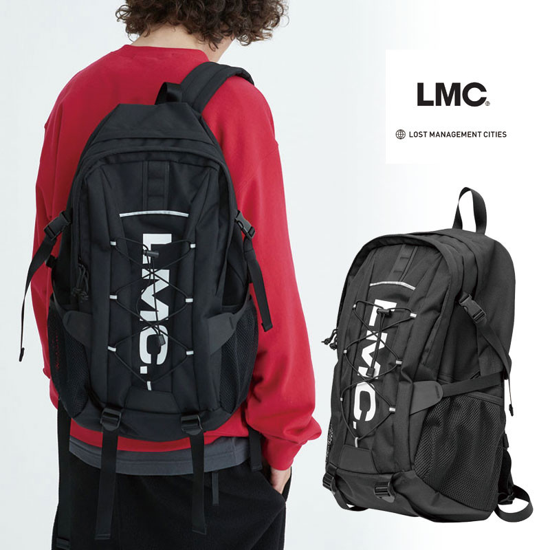 LMC[LMC] SYSTEM CHIFLEY BACKPACK ブラック リュック バックパック 大容量 A4 レディース メンズ 韓国ファッション
