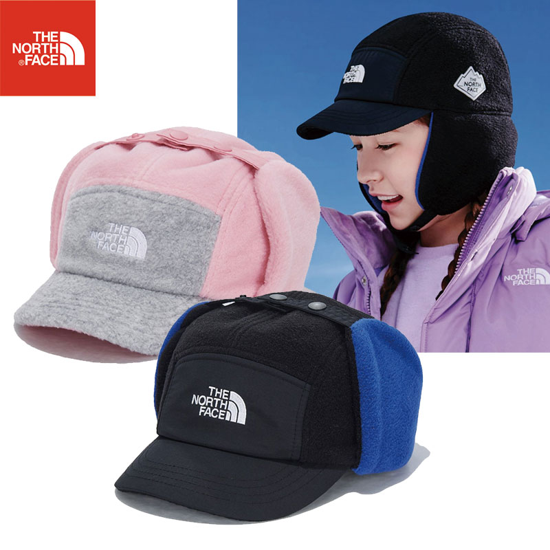 [THE NORTH FACE] NE3CL53 KS FLEECE EARMUFF CAP ノースフェイス キッズ キャップ レディースメンズ韓国ファッション