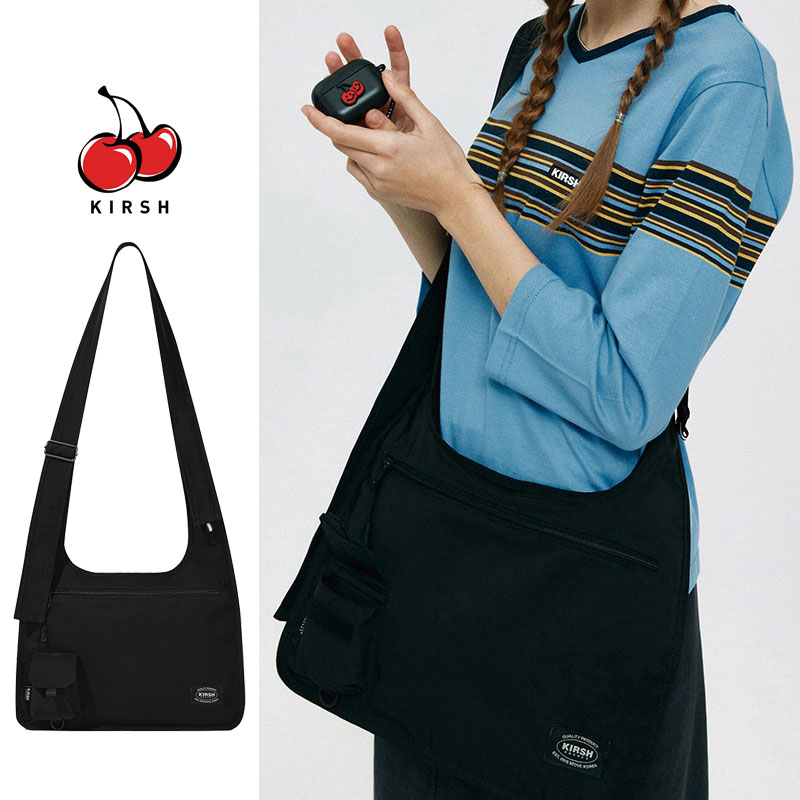 [KIRSH] LOGO CROSSBODY BAG キルシー トートバッグ ショルダーバッグ レディース メンズ 韓国ファッション