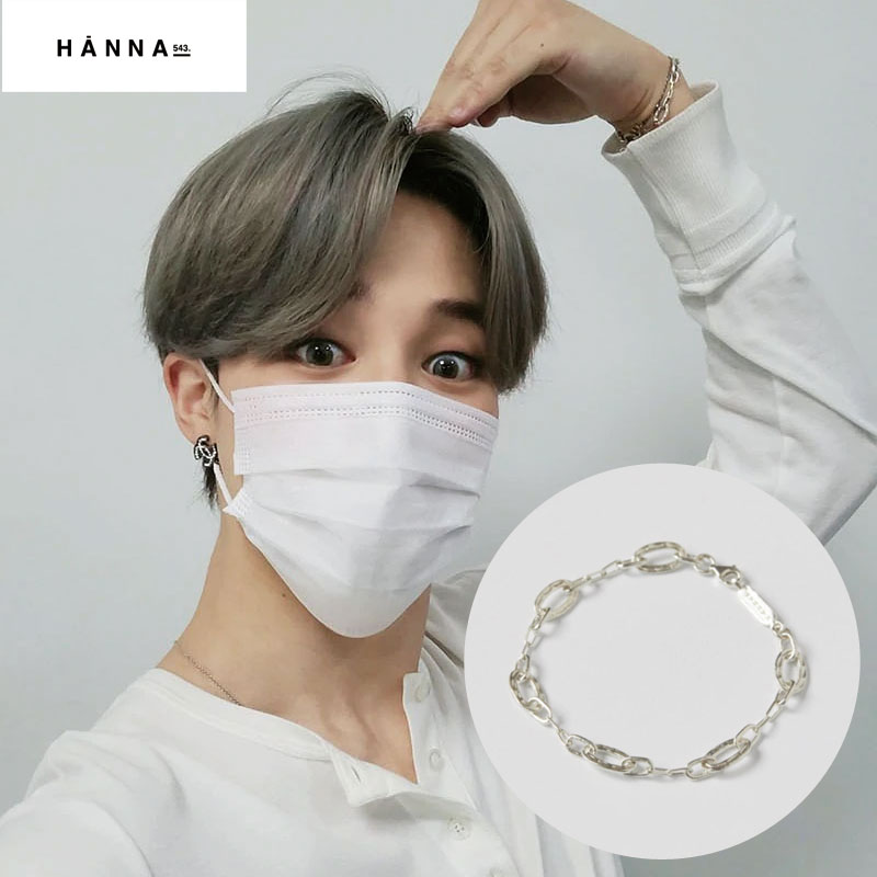 BTS 防弾少年団[hanna543] B542S 人気 BTS ジミン着用 silver925 レディース メンズ 韓国ファッション