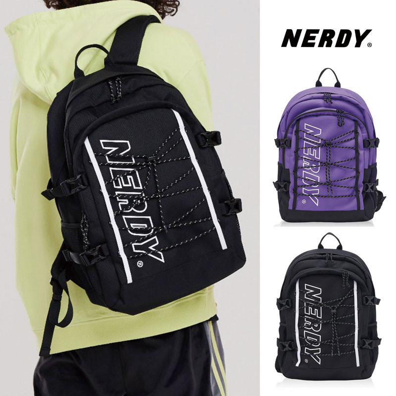 [NERDY] Belted String Backpack ノルディ リュック レディース メンズ 生活防水 韓国ファッション