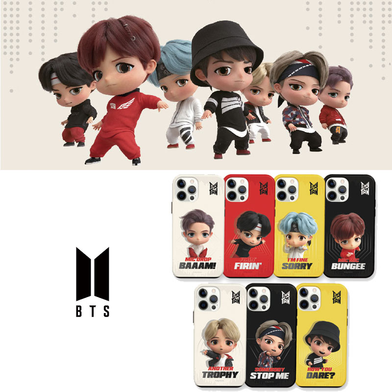 日本未入荷 BTS TINY TAN MIC DROP 3D CASE 防弾少年団 スマホケース iphone galaxy 韓国ファッション