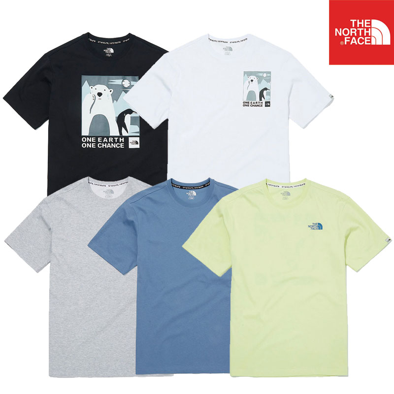 [THE NORTH FACE] NT7UM10 ONE EARTH S/S R/TEE ノースフェイス 半袖 Tシャツ レディース メンズ 韓国ファッション