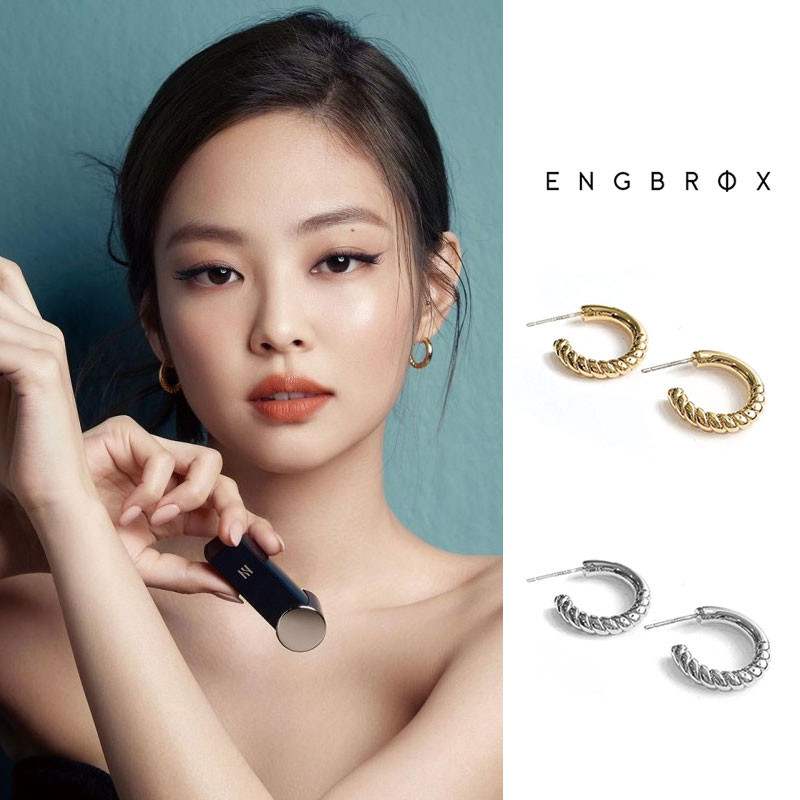 [blackpink ジェニ 着用] ENGBROX BELLE ROPE EARRING リング ピアス レディース 韓国ファッション