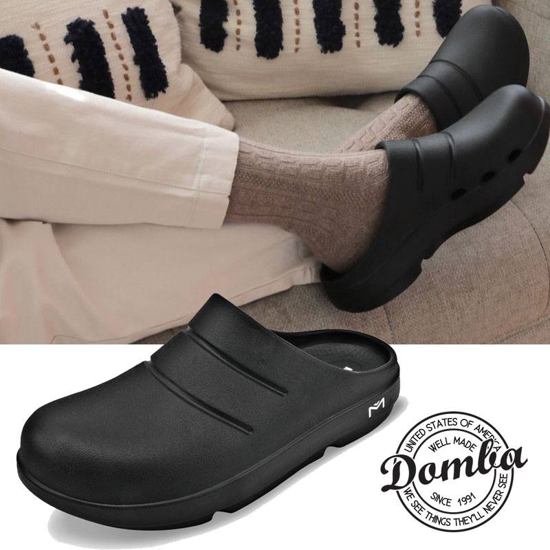 [DOMBA] MOST COMFORTABLE RECOVERY CLOG SHOES クロックス シューズ サンダル オフィススリッパ