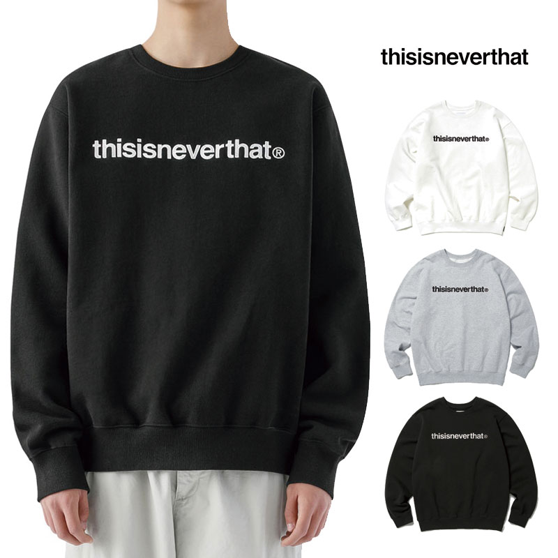 [thisisneverthat] T-Logo Crewneck ディスイズネバーザット スウェット レディース メンズ 韓国ファッション