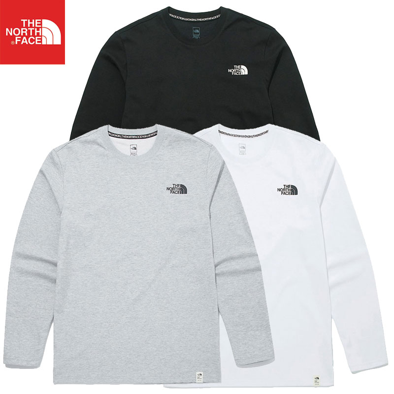 [THE NORTH FACE] TNF ESSENTIAL L/S R/TEE NT7TM00 ノースフェイス スウェット 長袖 Tシャツ レディース メンズ 韓国ファッション