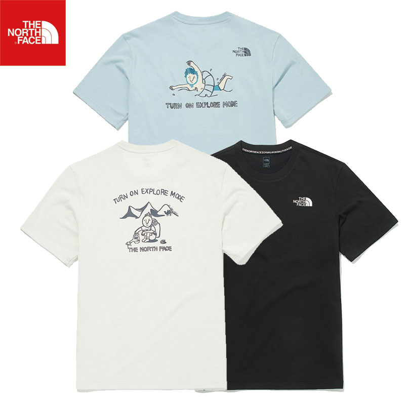 [THE NORTH FACE] CHALLENGE EX S/S R/TEE NT7UM14 ノースフェイス 半袖 Tシャツ レディース メンズ  韓国ファッション