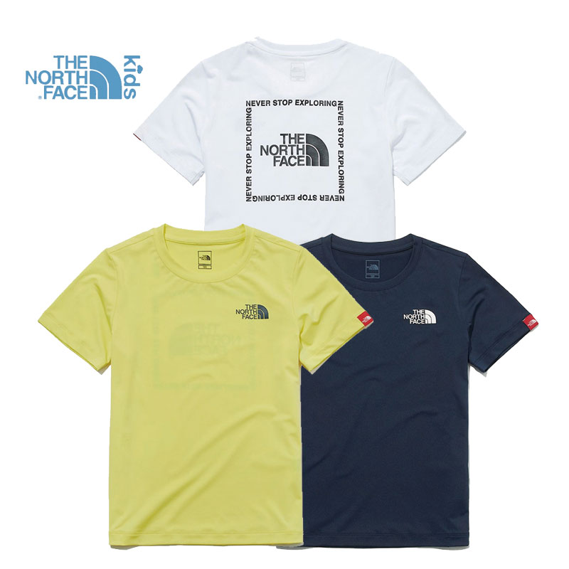 [THE NORTH FACE] K MINUS TECH S/S R/TEE NT7UM11 ノースフェイス キッズ 半袖 Tシャツ 女の子 男の子 子供