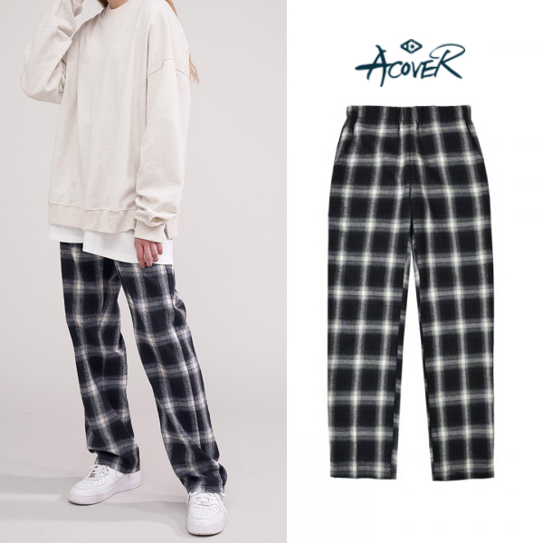 [ACOVER] TARTAN CHECK PANTS  タータン チェック パンツ トレーニング ジョガーパンツ 