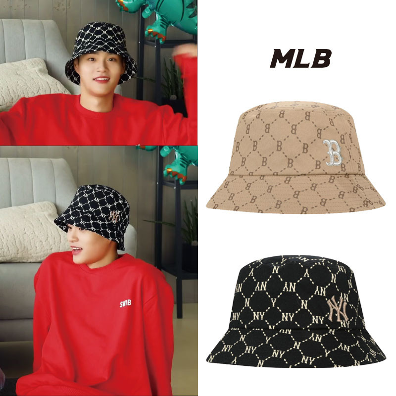 [MLB] Dia Monogram Bucket hat エムエルビー バケットハット 帽子 レディース メンズ 韓国ファッション